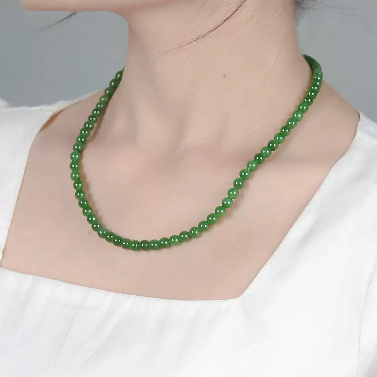 Premium Blessed Jade Necklace